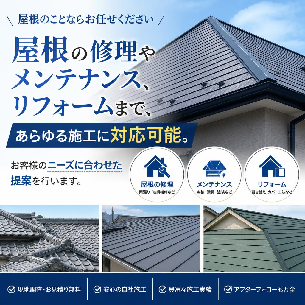 多彩な施工メニューであらゆるニーズに応える