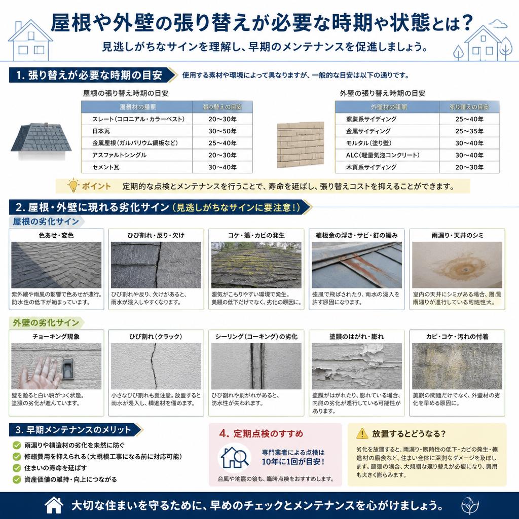 3. 張り替えが必要なポイント
