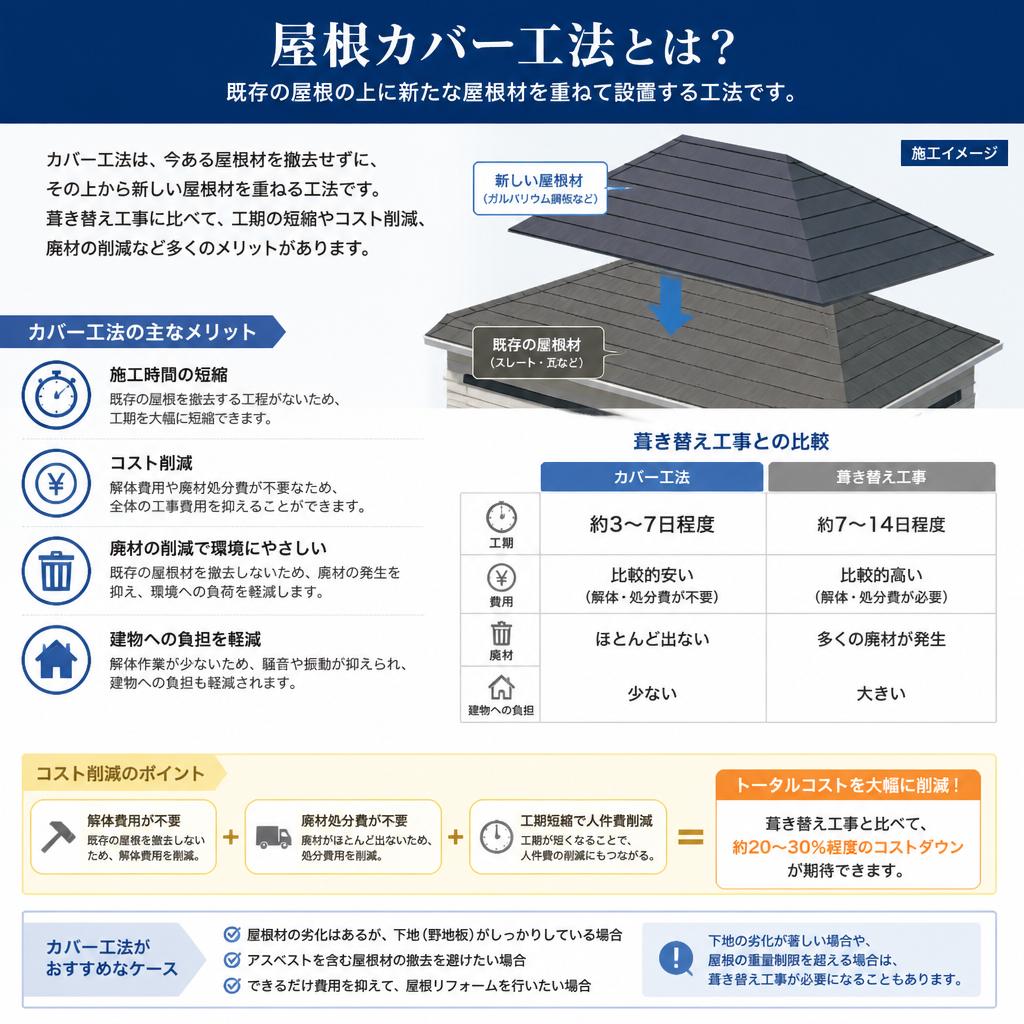 2. カバー工法のメリット