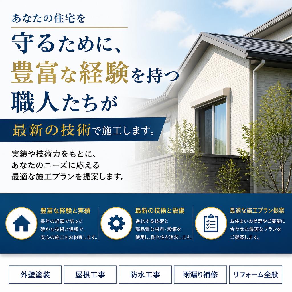 2. 実績ある職人による高品質施工
