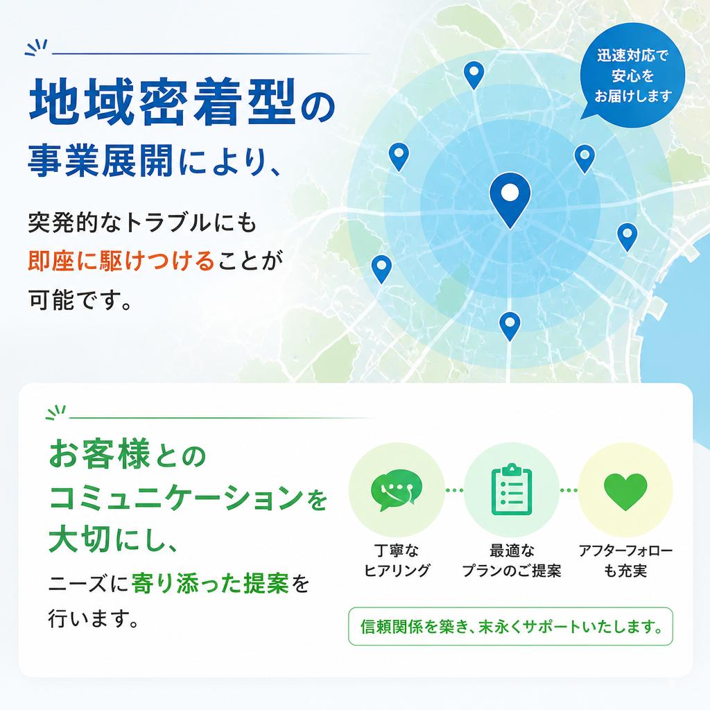 地域密着型のサービス