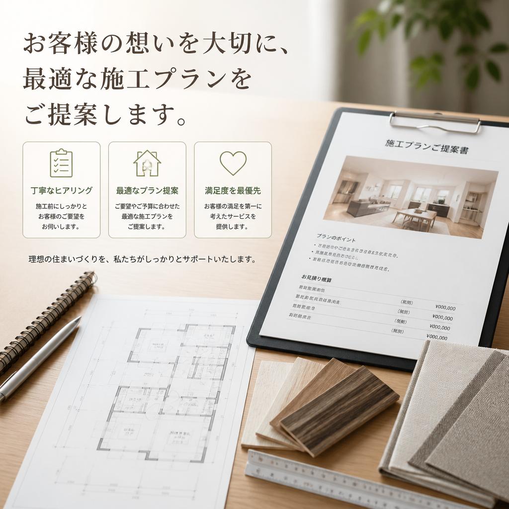 お客様の声を大切にしたサービス